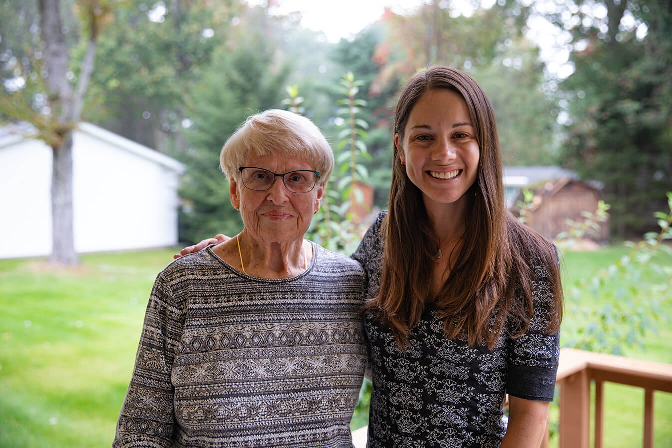 Carroll Sweet and Tiffany Marino